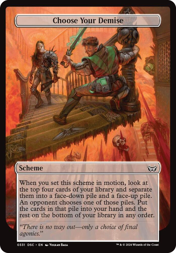 Choose Your Demise (Full Art) #331 C - Archenemy: Duskmourn Pokemon card