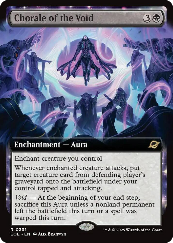 Chorale of the Void (Extended Art) #331 R - Edge of Eternities Pokemon card