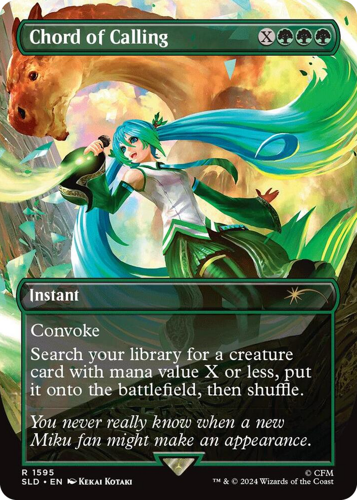 Chord of Calling (1595) #1595 R - Secret Lair Drop Series Pokemon card