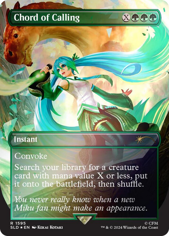 Chord of Calling (1595) (Rainbow Foil) #1595 R - Secret Lair Drop Series Pokemon card