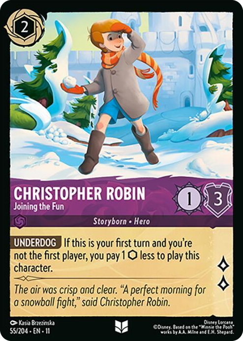 0055 Christopher Robin - Joining the Fun Uncommon Winterspell