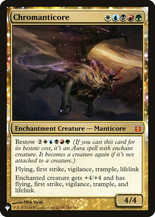 0144 Chromanticore M The List Reprints