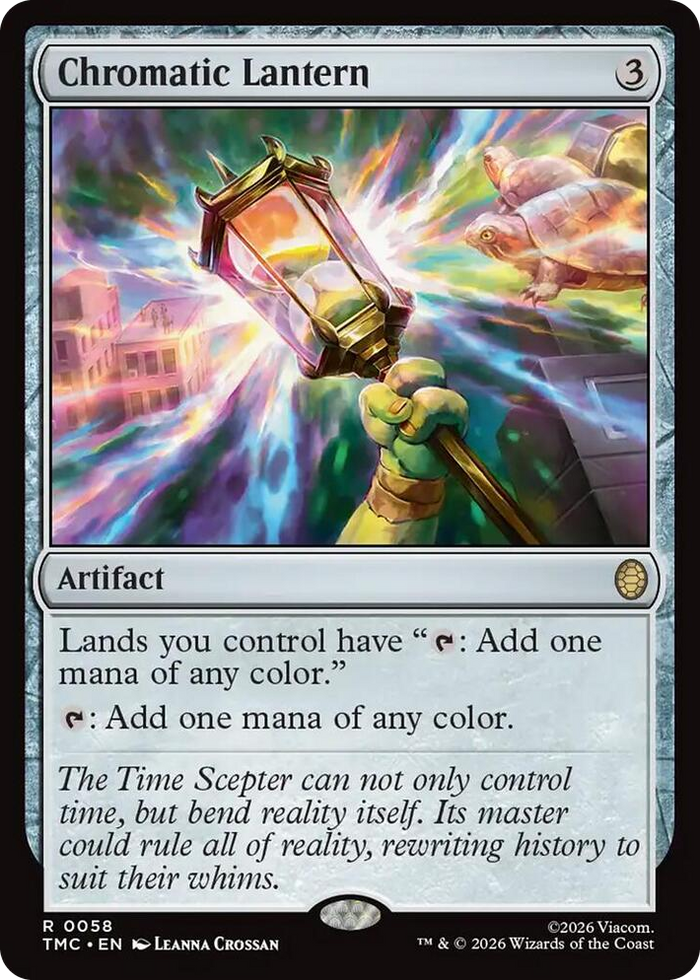 Chromatic Lantern #58 R - Commander: Teenage Mutant Ninja Turtles Pokemon card