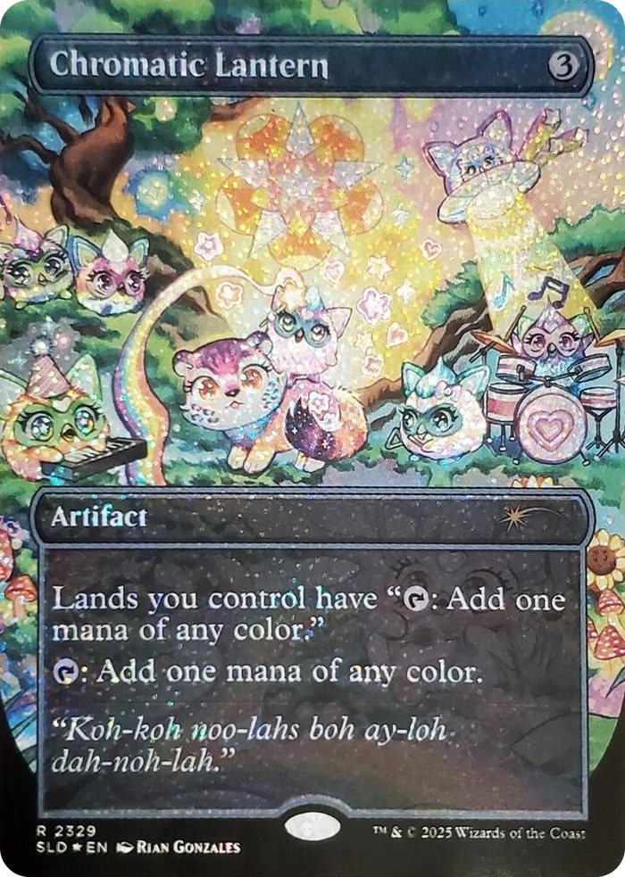 Chromatic Lantern (2329) (Confetti Foil) #2329 R - Secret Lair Drop Series Pokemon card
