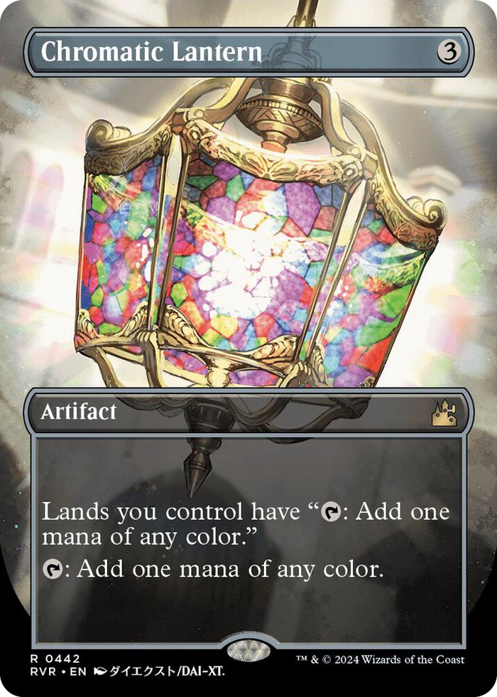 Chromatic Lantern (Anime Borderless) #442 R - Ravnica Remastered Pokemon card