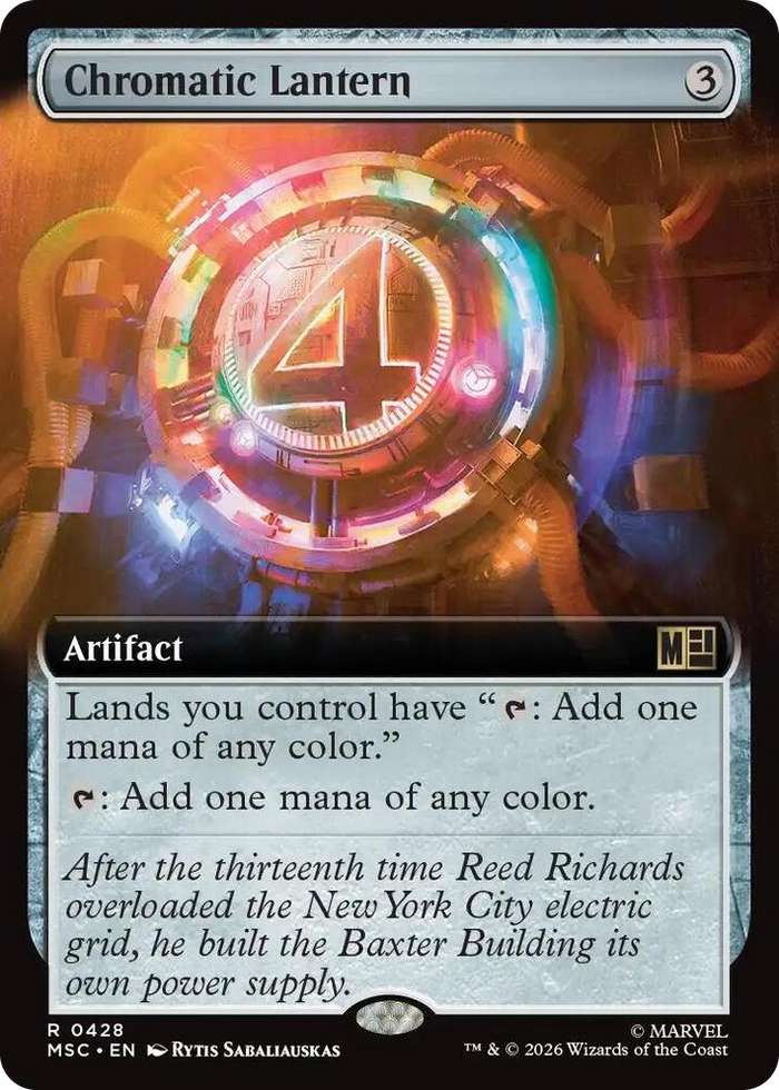 0428 Chromatic Lantern (Extended Art) R Commander: Marvel Super Heroes