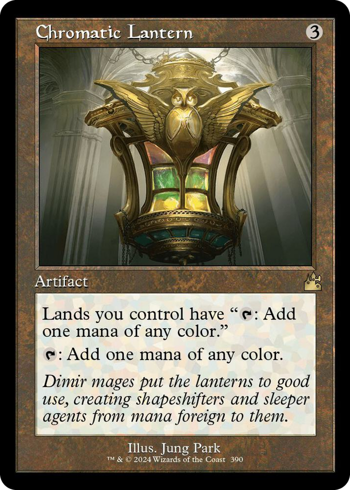 Chromatic Lantern (Retro Frame) #390 R - Ravnica Remastered Pokemon card