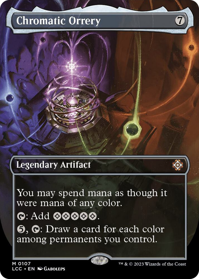 0107 Chromatic Orrery (Borderless) M Commander: The Lost Caverns of Ixalan