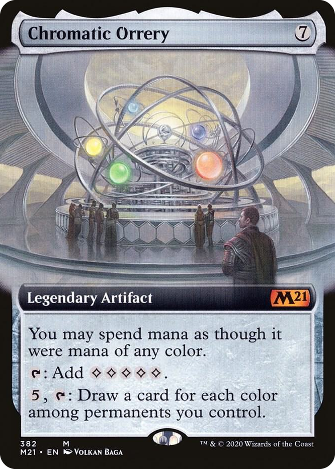 0382 Chromatic Orrery (Extended Art) M Core Set 2021