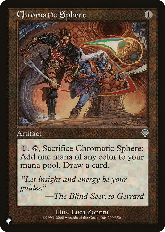0299 Chromatic Sphere U The List Reprints