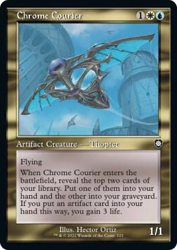 0123 Chrome Courier (Retro Frame) C Commander: The Brothers' War