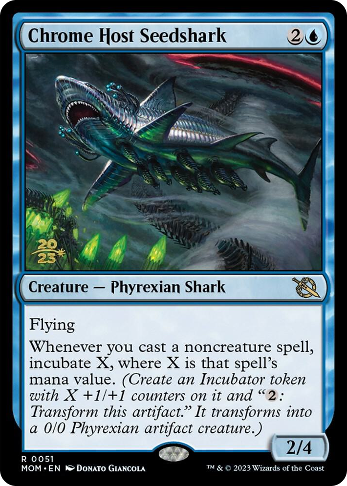 0051 Chrome Host Seedshark R Prerelease Cards