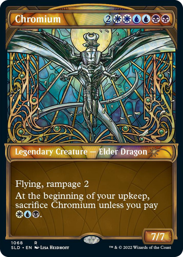1068 Chromium (Stained Glass) (Textured Foil) R Secret Lair Drop Series