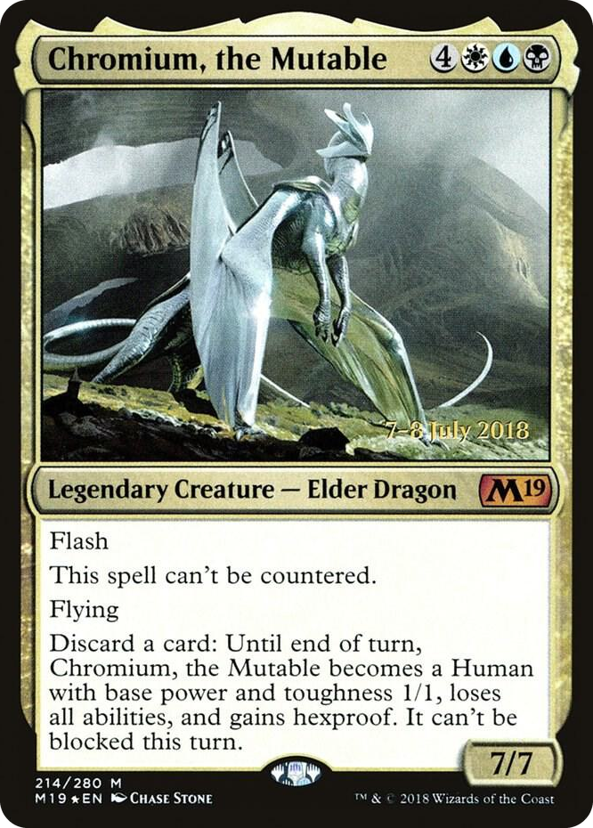 0214 Chromium, the Mutable M Prerelease Cards