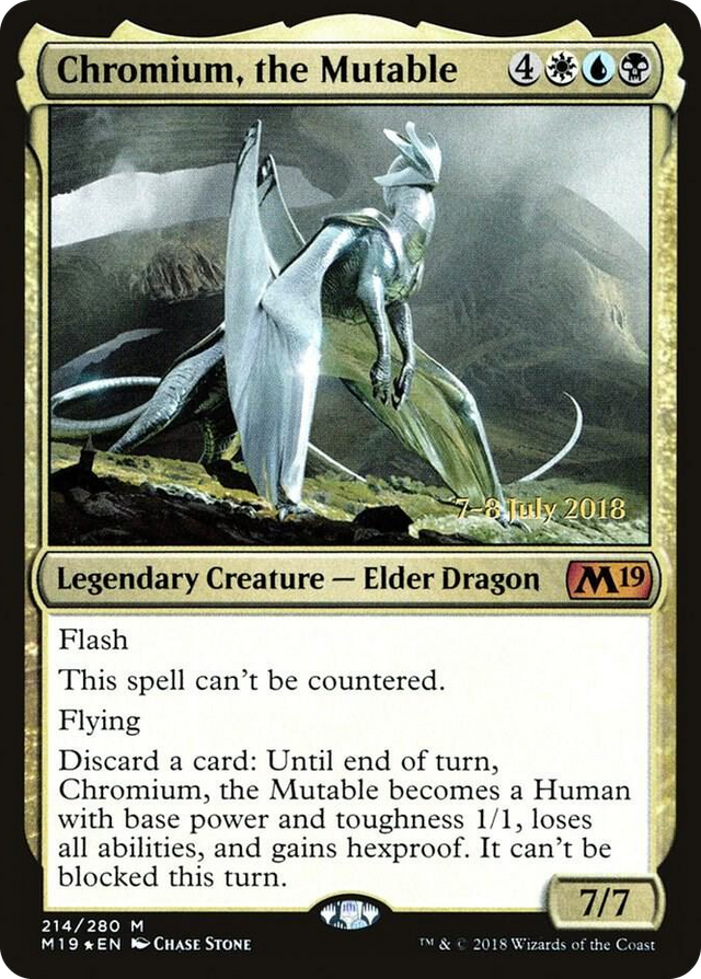 0214 Chromium, the Mutable M Prerelease Cards