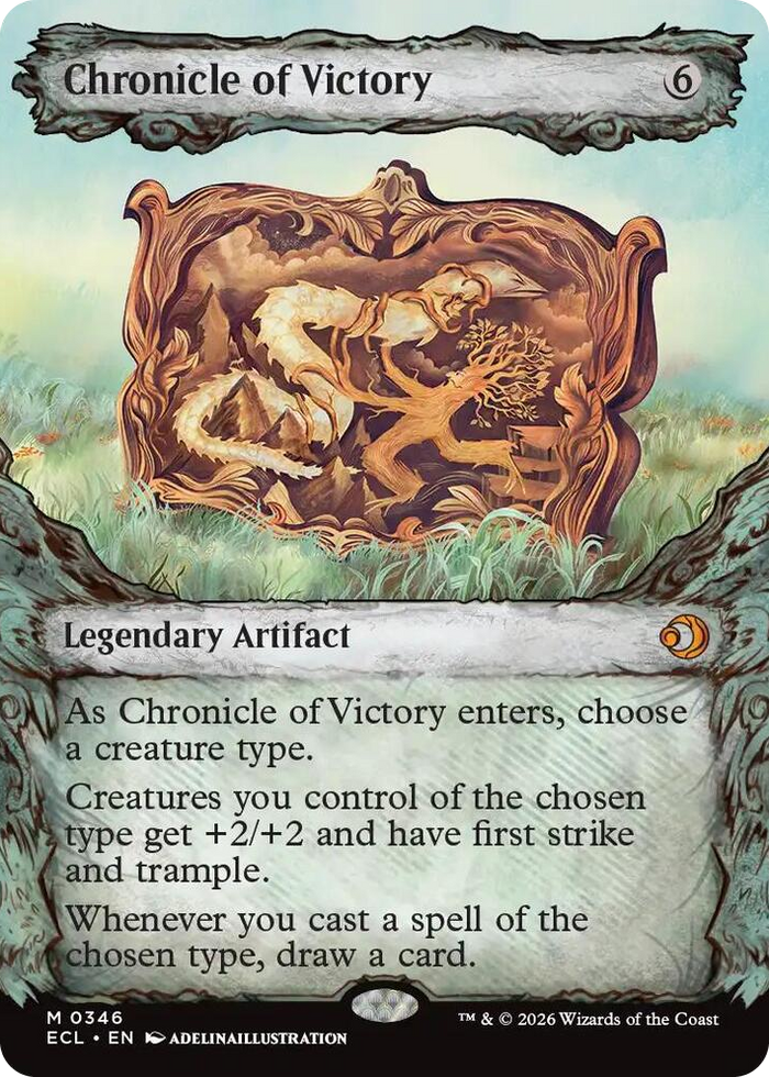 Chronicle of Victory (Showcase) #346 M - Lorwyn Eclipsed Pokemon card