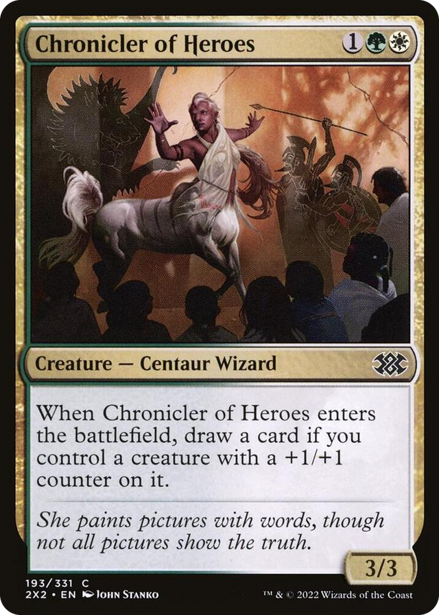 0193 Chronicler of Heroes C Double Masters 2022