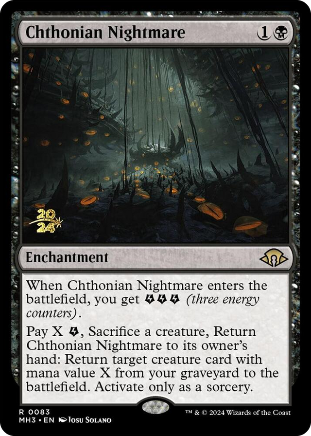 0083 Chthonian Nightmare R Prerelease Cards