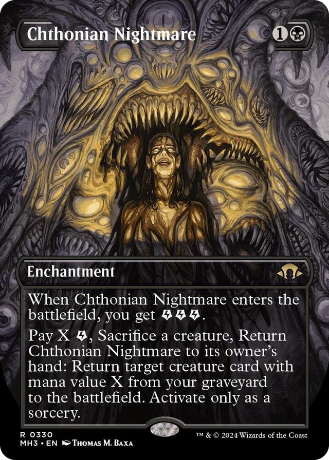 0330 Chthonian Nightmare (Borderless) R Modern Horizons 3
