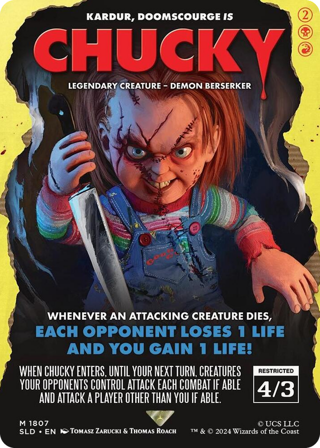 1807 Chucky - Kardur, Doomscourge M Secret Lair Drop Series