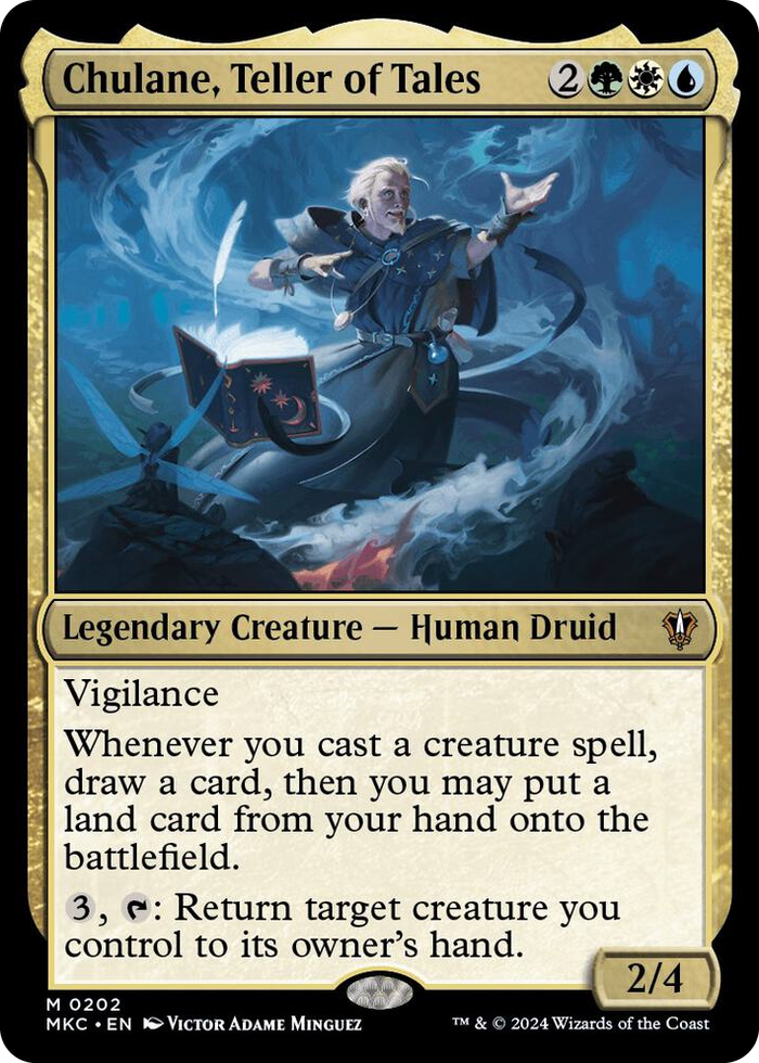 Chulane, Teller of Tales #202 M - Commander: Murders at Karlov Manor Pokemon card
