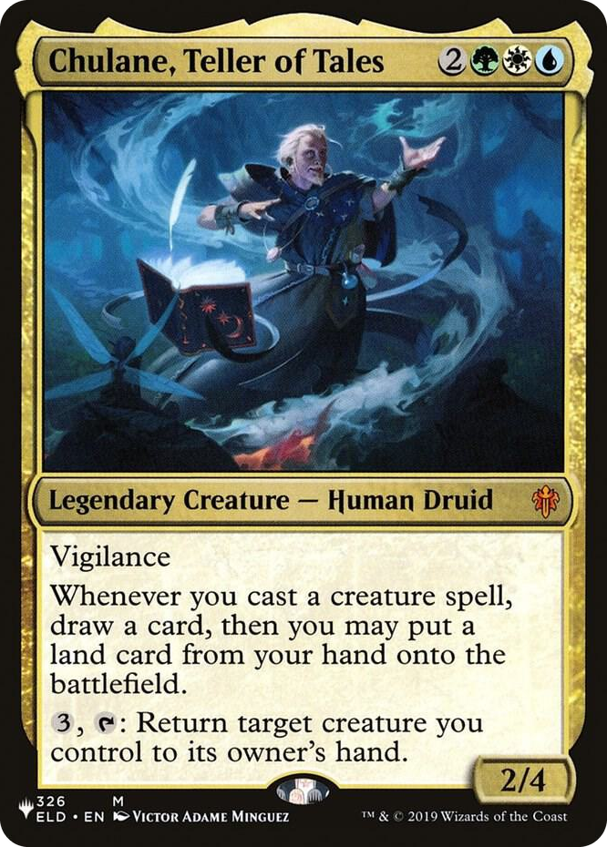 Chulane, Teller of Tales #326 M - The List Reprints Pokemon card