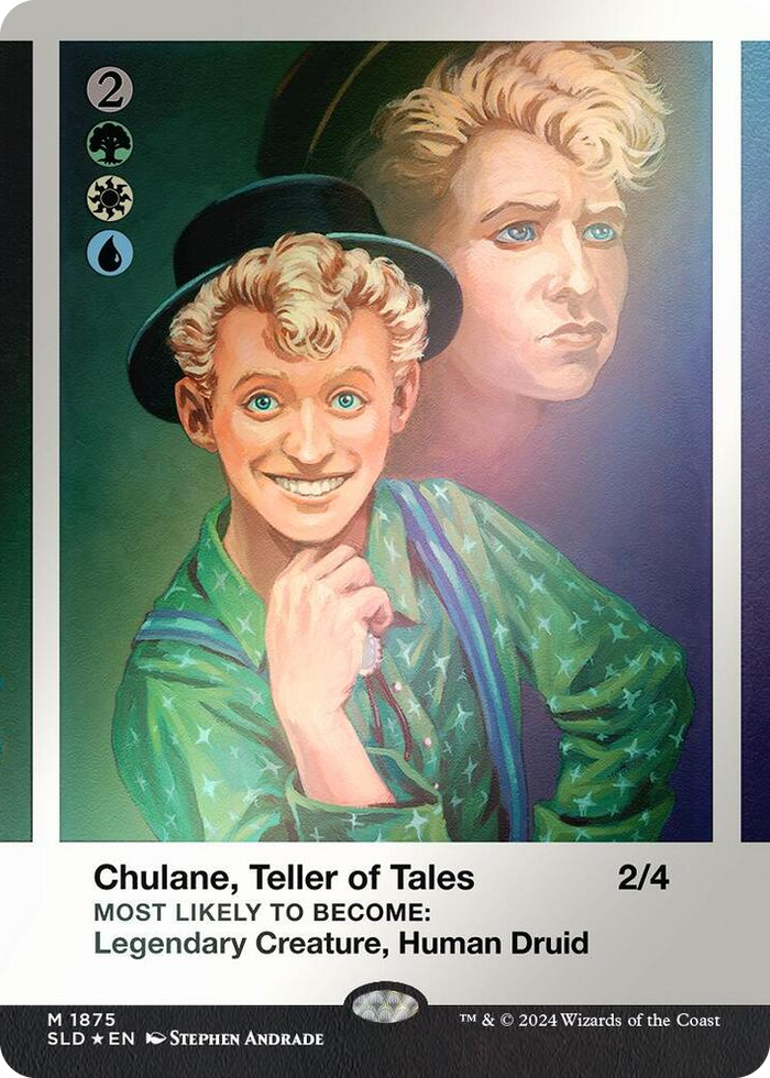Chulane, Teller of Tales (Rainbow Foil) #1875 M - Secret Lair Drop Series Pokemon card
