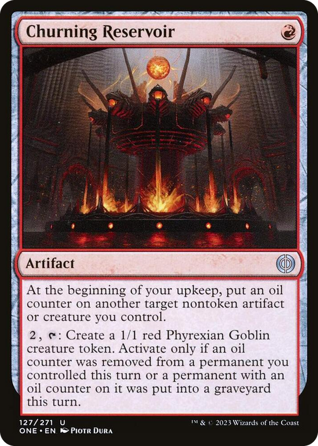 0127 Churning Reservoir U Phyrexia: All Will Be One
