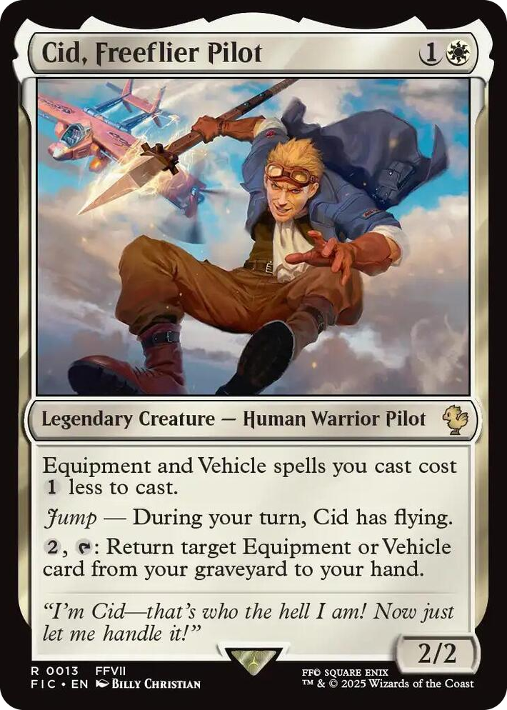 0013 Cid, Freeflier Pilot R Commander: FINAL FANTASY