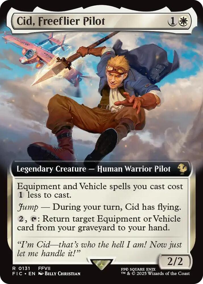 0131 Cid, Freeflier Pilot (Extended Art) R Commander: FINAL FANTASY