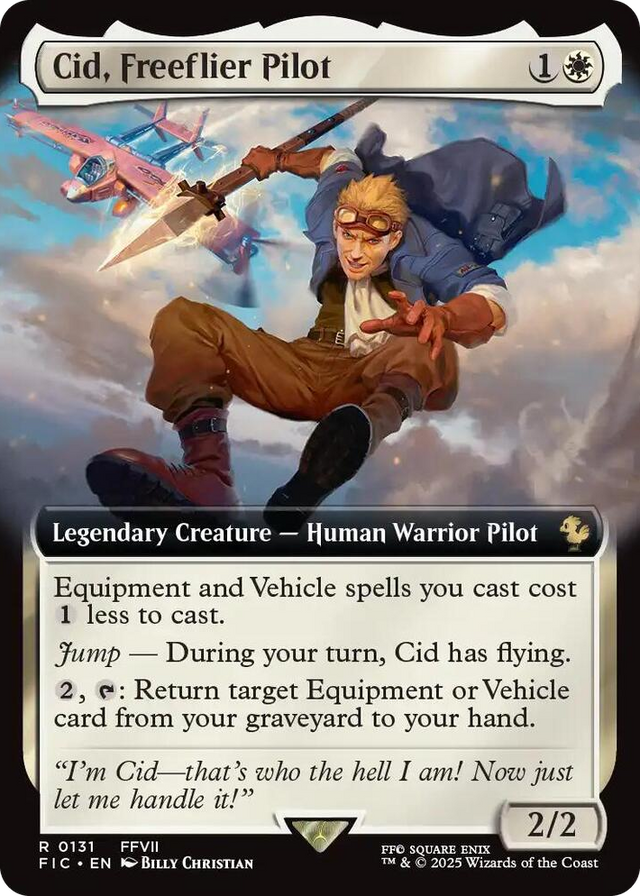 0131 Cid, Freeflier Pilot (Extended Art) R Commander: FINAL FANTASY