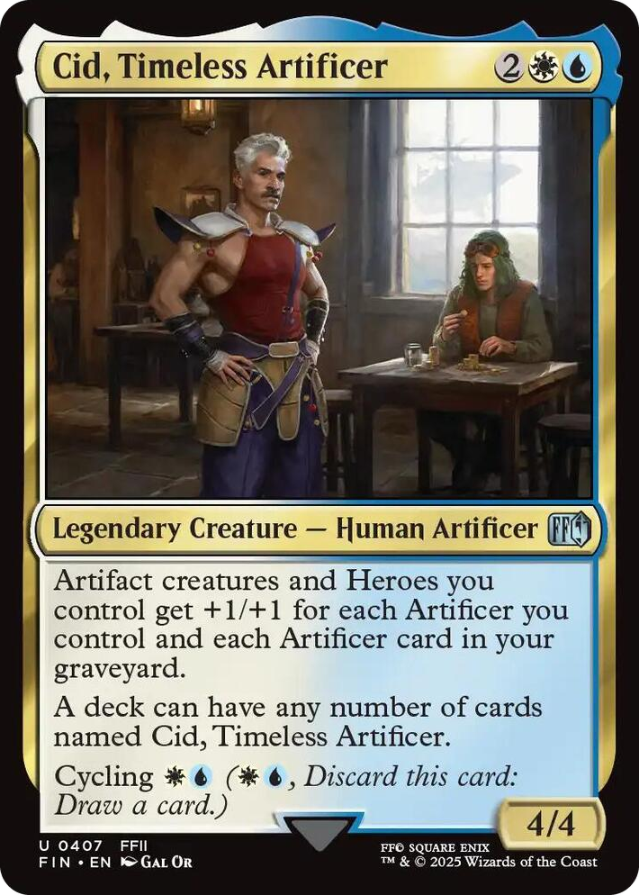 0407 Cid, Timeless Artificer (0407) U FINAL FANTASY