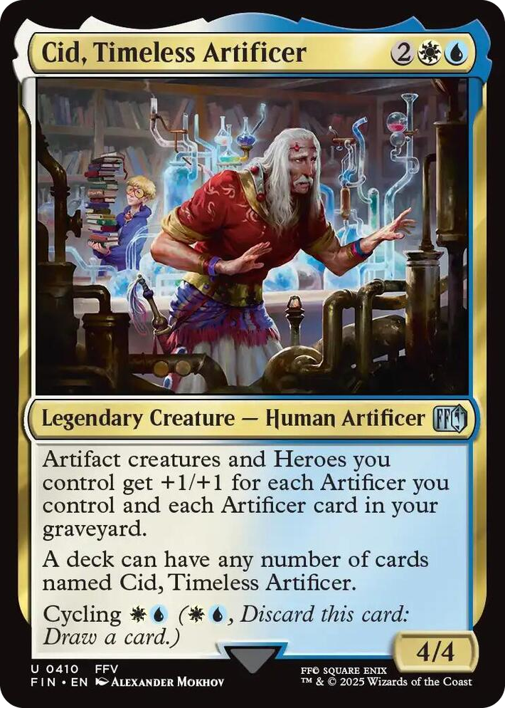 0410 Cid, Timeless Artificer (0410) U FINAL FANTASY