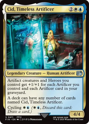 0411 Cid, Timeless Artificer (0411) U FINAL FANTASY