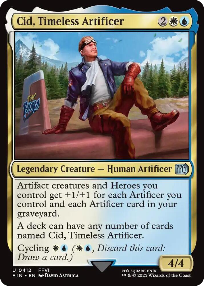 0412 Cid, Timeless Artificer (0412) U FINAL FANTASY