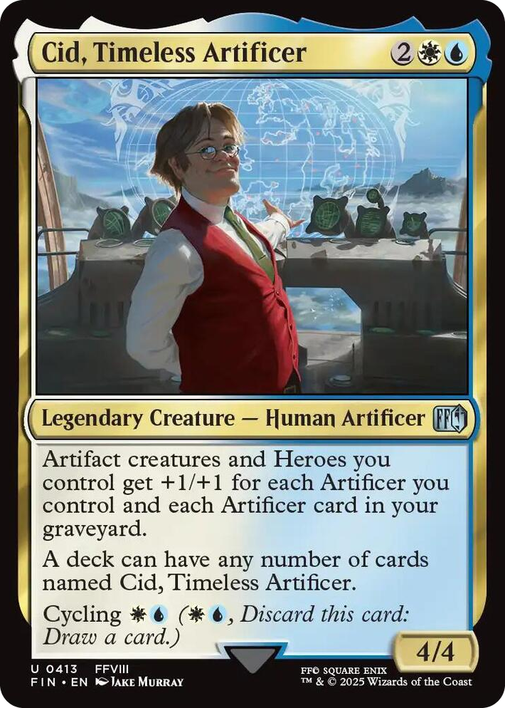 0413 Cid, Timeless Artificer (0413) U FINAL FANTASY