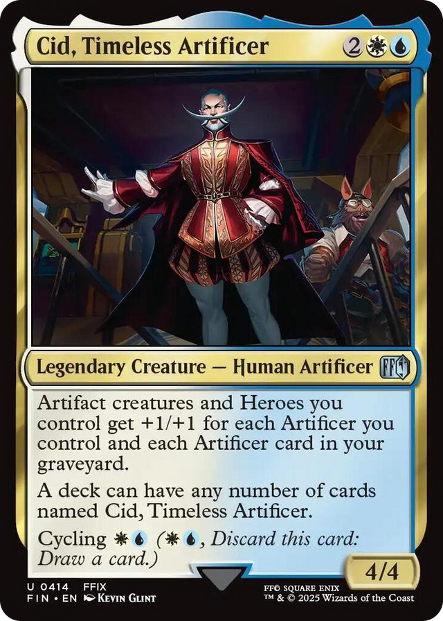 0414 Cid, Timeless Artificer (0414) U FINAL FANTASY