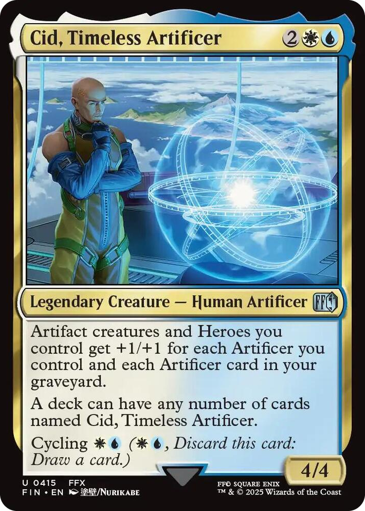 0415 Cid, Timeless Artificer (0415) U FINAL FANTASY