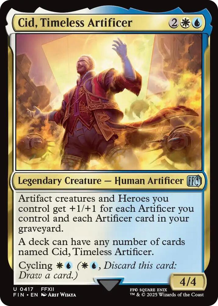 0417 Cid, Timeless Artificer (0417) U FINAL FANTASY