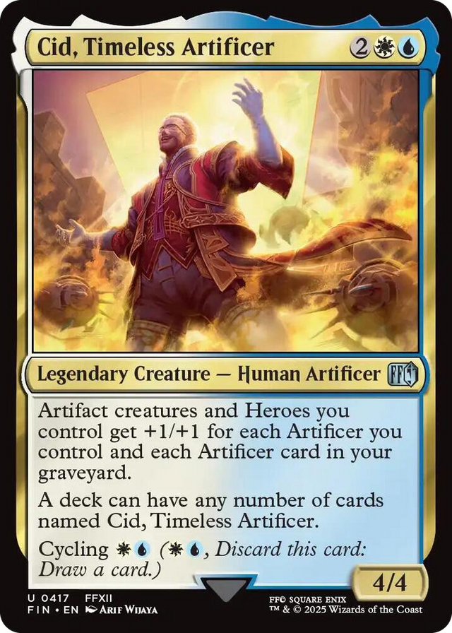 0417 Cid, Timeless Artificer (0417) U FINAL FANTASY