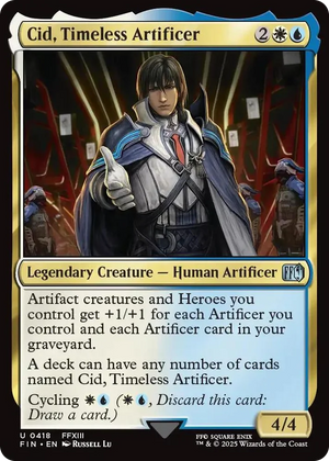 0418 Cid, Timeless Artificer (0418) U FINAL FANTASY