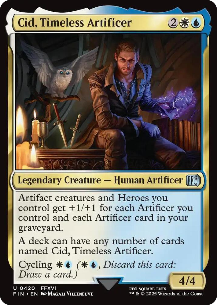 0420 Cid, Timeless Artificer (0420) U FINAL FANTASY