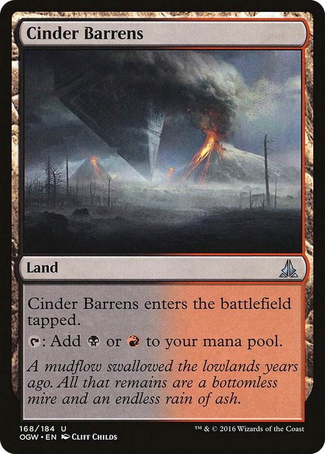 0168 Cinder Barrens U Oath of the Gatewatch