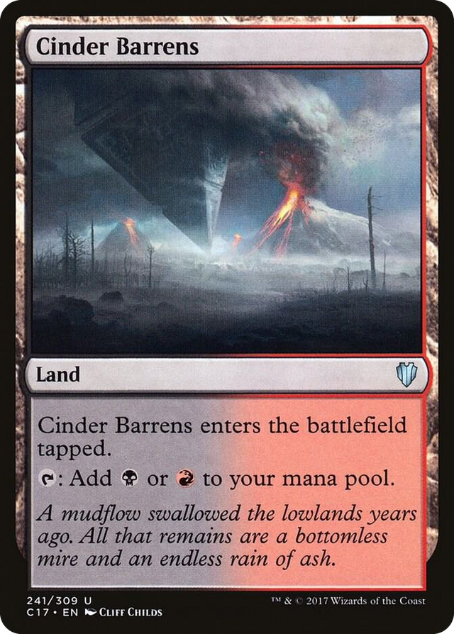 0241 Cinder Barrens U Commander 2017