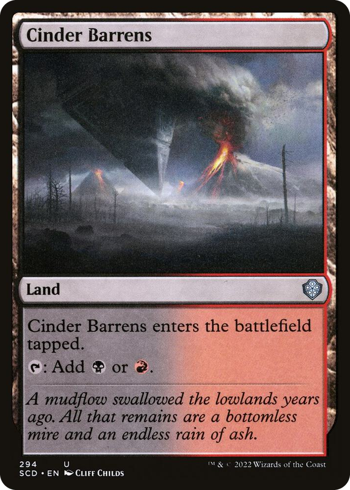 0294 Cinder Barrens U Starter Commander Decks