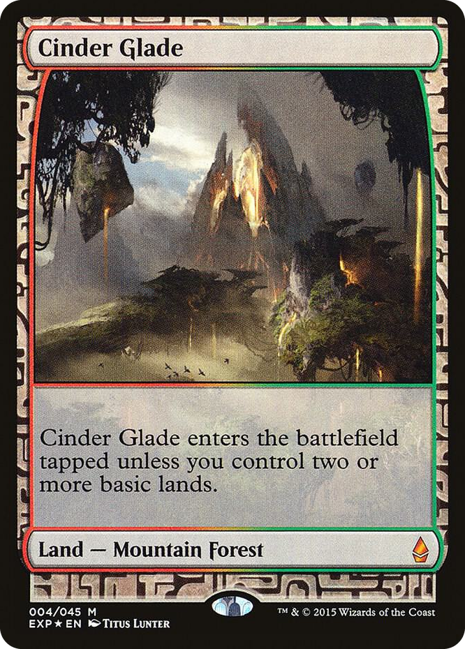 0004 Cinder Glade M Zendikar Expeditions
