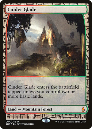 0004 Cinder Glade M Zendikar Expeditions