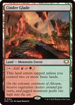 0154 Cinder Glade R Commander: Edge of Eternities