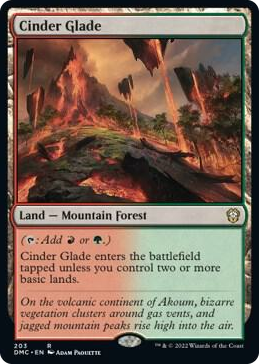 0203 Cinder Glade R Commander: Dominaria United