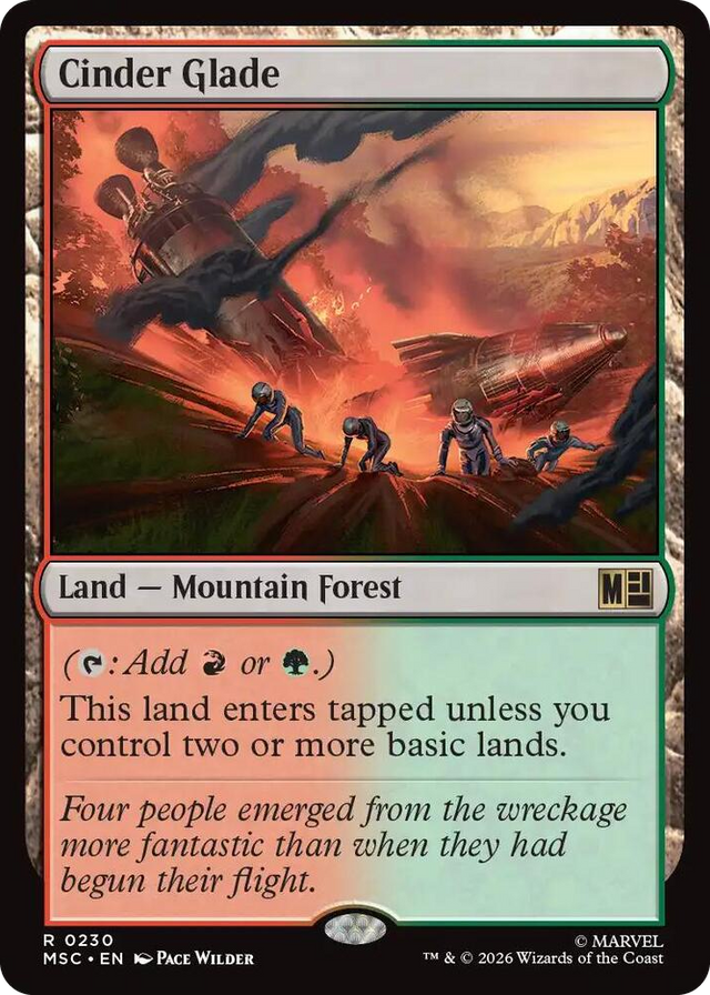 0230 Cinder Glade R Commander: Marvel Super Heroes